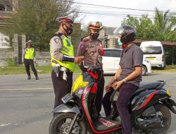 Penertiban Pajak Kendaraan,! Satlantas Aceh Jaya Lakukan Razia Gabungan Bersama Denpom dan Dishub.