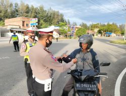 Satlantas Polres Aceh Jaya Gelar Operasi Keselamatan Seulawah! Begini Kata Kasat Lantas