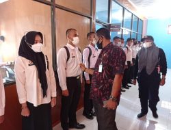 Lapas Kelas III Calang Menyambut Kedatangan Sejumlah CPNS Kemenkumham Angkatan 21