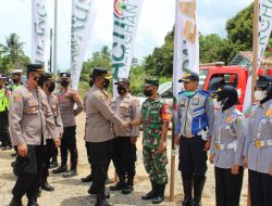 Didampingi Forkopimda, Kapolres Aceh Jaya Cek Kesiapan Pos Pengamanan dan Pelayanan Mudik Lebaran