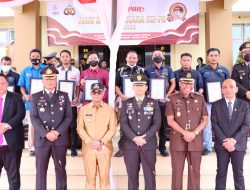 HUT Ke-76 Bhayangkara Dirayakan Kapolri Secara Virtual Diikuti Bersama Kapolres Aceh Jaya