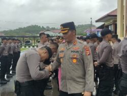 Kapolres Aceh Jaya Menyambut Kedatangan 25 Bintara Remaja Baru Siap Pendidikan