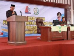 Bupati Nagan Raya Hadiri Kegiatan Sosialisasi Hukum Pengelolaan Dana Desa