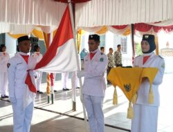 Jelang HUT Republik Indonesia Ke-77 Paskibraka Aceh Jaya Dikukuhkan