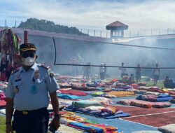 Sterilkan Kamar WBP Dan Area Lapas III Calang, Petugas Kesehatan Fogging Seluruh Ruangan