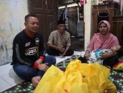 Kunjungi Anak Alami Suspec Cerebral Palsy, Kapolres Aceh Barat Berikan Motivasi