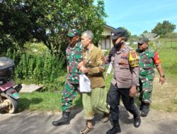 Anggota Koramil 04/Krueng Sabee Dampingi Petugas Puskesmas Calang Tangani Pasien ODGJ