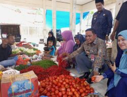 Tekan Laju Inflasi, Pj Bupati Aceh Jaya Sidak Pasar Sembari Tinjau Pelaksanaan Pasar Murah