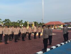 Usai Apel Pagi, Polres Aceh Jaya Giring Doa Buat Korban Gempa Bumi di Cianjur – Jawa Barat