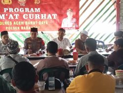 Kapolsek Babahrot Melaksanakan Jum’at Curhat,! Ini Tujuannya