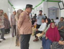 Sidak Pelayanan RSUD Teuku Umar,! Pj Bupati Aceh Jaya Sampaikan Ini