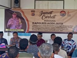 Jum’at Curhat Bersama Kapolres Aceh Jaya,! Sejumlah Aspirasi Rakyat Disikapi