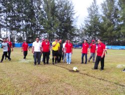 Turnamen Bola Kaki HUT Pemuda Lhok Kruet Resmi Dibuka Pj Bupati Aceh Jaya