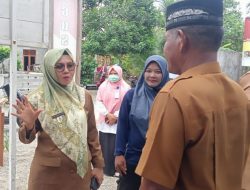 Kepala Dinas Kesehatan Nagan Raya Tinjau Kegiatan Imunisasi