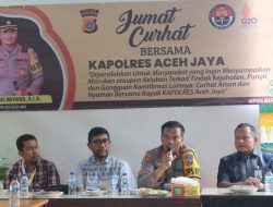 Jum’at Curhat ; Kapolres Dengar Curhat Pelaku Bisnis Perbankan di Aceh Jaya