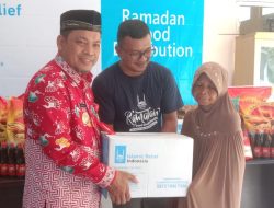 Wujudkan Kebaikan di Bulan Ramadan,! Islamic Relief Bagi 500 Paket Sembako di Aceh Jaya