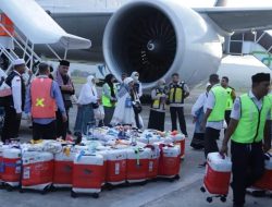 Jama’ah Haji Aceh Dari Kloter 4 Telah Tiba di Bandara Sultan Iskandar Muda Banda Aceh