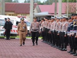 Cegah Karhutla, Polres Aceh Jaya Siagakan Personel Petugas Penanggulangan Karhutla