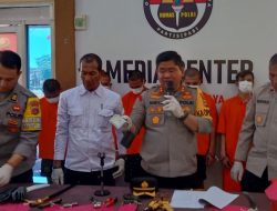 Satreskrim Polres Aceh Jaya Ungkapkan Kasus Sindikat Pencuri Tujouh