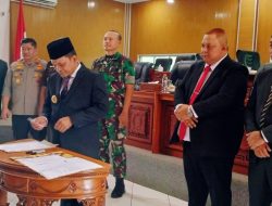 DPRK Aceh Jaya Paripurna Pengesahan Rancangan APBK Perubahan Tahun 2023