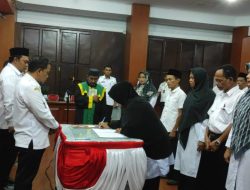 Pj Bupati Aceh Jaya Lantik Sejumlah Pejabat Administrator dan Pengawasan