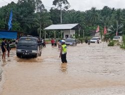 Akibat Curah Hujan Tinggi 7 Kecamatan Di Nagan Raya Terendam Banjir