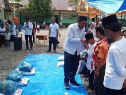 Perayaan Maulid Nabi SAW, Sekolah Dasar di Nagan Raya Santuni Anak Yatim dan Wali Murid Kurang Mampu