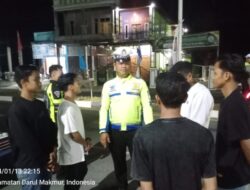 Satlantas Polres Nagan Raya Gelar Razia Penertiban Knalpot Brong