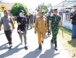 Tinjau Sejumlah Lokasi Pemungutan Suara, Danrem 012/Teuku Umar Bersama Forkopimda Pastikan Persiapan TPS di Aceh Jaya