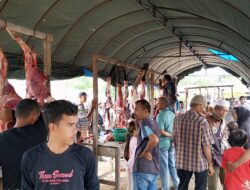 Hari Meugang Pertama Harga Daging Bervariasi, Tergolong Tinggi Di Aceh Jaya