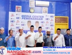 Pasangan Yusdi-Syamsudin Deklarasi Diri Maju Jalur Perseorangan Sebagai Balon Bupati Aceh Jaya