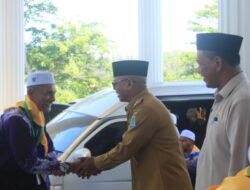 Jamaah Calon Haji Aceh Jaya Diberangkatkan Serentak Menuju Banda Aceh