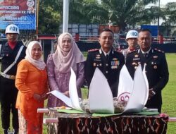 Kapolres Nagan Raya Pimpin Upacara Peringati Hari Bhayangkara Ke-78