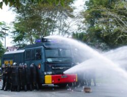 Polres Aceh Jaya Gelar Simulasi Sispamkota, Kesiapan Pengamanan Pilkada 2024