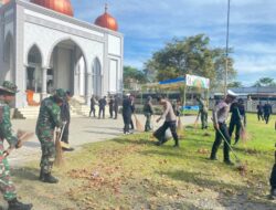 Sinergitas TNI-Polri Gelar Bakti Sosial Bersama, Semangat HUT Brimob Ke-79