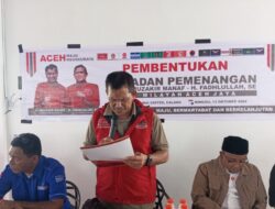 Tokoh Politik Lintas Parpol Hadiri Pembentukan Badan Pemenangan Muallem-Dek Fadh Aceh Jaya