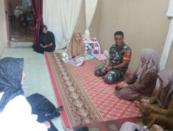 Koptu Tatang Giat Dampingi Petugas BKKBN Kunjungi Rumah PUS