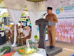 Peringati Hari Kesehatan Nasional Ke-60 Aceh Jaya, Murtala : Berikan Pelayanan Kesehatan Terbaik Bagi Masyarakat