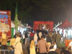 Antusias Ribuan Masyarakat Memadati Lapangan Kegiatan Piasan Raya Kabupaten Aceh Jaya