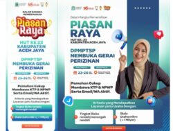 DPMPTSP Aceh Jaya Hadir di Piasan Raya: Buka Gerai Layanan Perizinan untuk Pelaku Usaha Mikro