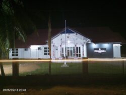 Agak Lain, Kantor DPMPTSP Aceh Jaya Tampak Bersih dan Elegan Dimalam Hari