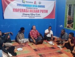 Gampong Ujong Lamie Siap Bentuk Koperasi Merah Putih Syari’ah
