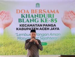 Bupati Aceh Jaya Hadiri Khanduri Blang ke-85 di Kecamatan Panga