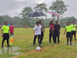 Wakil Bupati Aceh Jaya Buka Turnamen Bola Kaki Antar Gampong