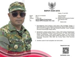 Aceh Jaya Usulkan 500 Hektar Lahan WPR ke Gubernur Aceh