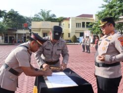 Tiga Jabatan Strategis di Polres Nagan Raya Resmi Berganti