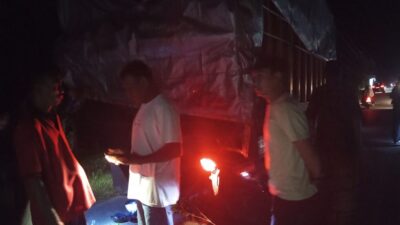 ‎Pengendara Sepmor Tewas Tabrak Truk Mogok di Jalan Lintas Banda Aceh–Meulaboh