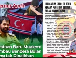 Menjelang 4 Desember, Larangan Pengibaran Bendera Bulan Bintang Marak di Media Sosial Aceh