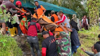 Korban Terseret Arus Sungai Teunom Ditemukan Meninggal