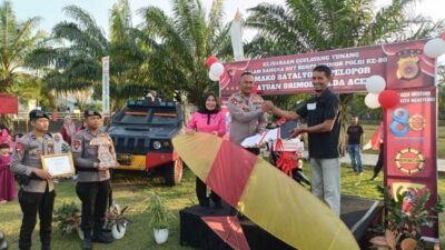 HUT Brimob ke-80, Ratusan Layang Tradisional Ramaikan Turnamen Geulayang Tunang